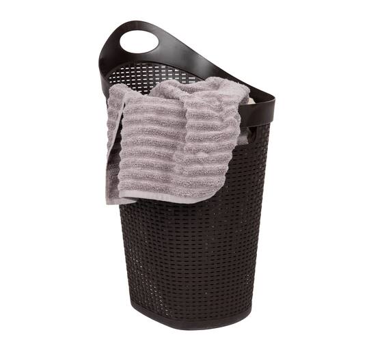 Mind Reader 60L Wheeled Hamper with Cutout Handle